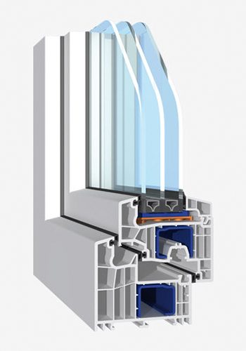 Kunststoff-Profil Blu Evolution 92 Kunststoff-Profil Blu Evolution 92